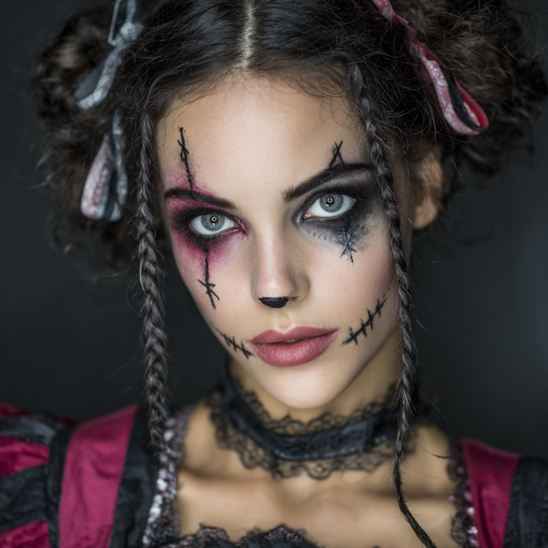 Maquillage Halloween facile effrayant : tutos bluffants